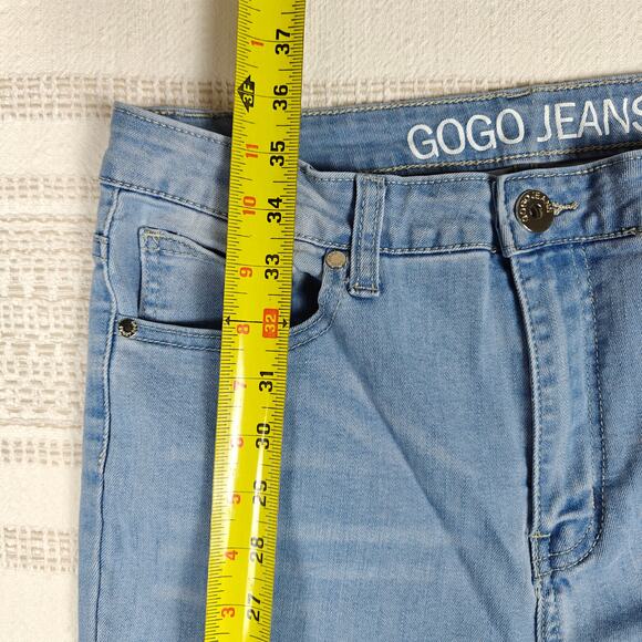 GoGo Jeans Light Wash High Rise Ankle Jeans Size 13/31 NEW - Picture 4 of 8